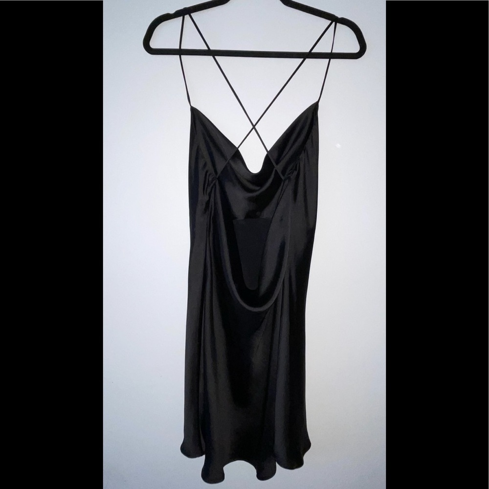 Black Zara slip dress never worn was too big.